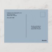 除雪車サービスのポストカード ポストカード (裏面)