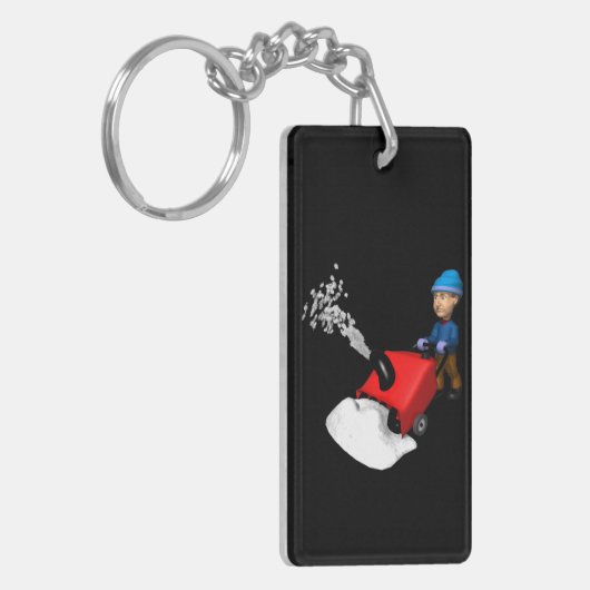 除雪車 キーホルダー (正面左)
