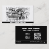 *~*除雪車AP74 名刺 (正面/裏面)