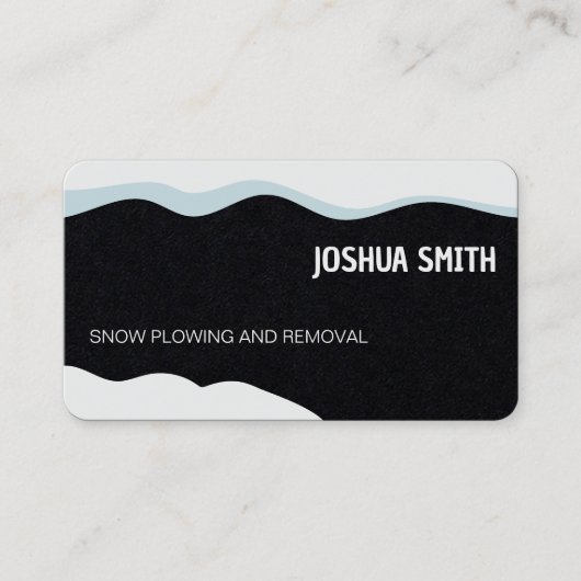除雪 名刺 (正面)