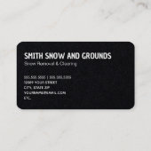 除雪 名刺 (裏面)