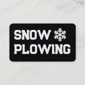 除雪 名刺 (正面)