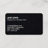 除雪 名刺 (裏面)