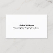 除雪 名刺 (裏面)