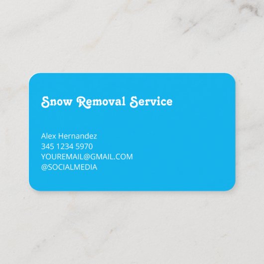 除雪 名刺 (裏面)