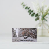 除雪 名刺 (スタンド正面)