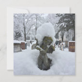 除雪・雪かきサービス 招待状 (正面)