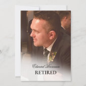 除・エレガント外の写スタイリッシュ真 招待状 (裏面)