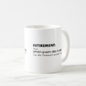 除・売却おもしろい定義 コーヒーマグカップ (正面右)