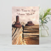 除・売却のお知らせ、ねじ作業 案内状 (スタンド正面)