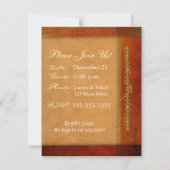 除·売却またはイベント招待状 招待状 (裏面)