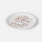 除・売却パーティー除素晴らし去 ペーパープレート (アングル)