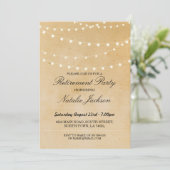 除・売却招待状ヴィンテージ列灯招待状 招待状 (スタンド正面)