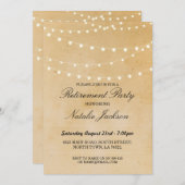 除・売却招待状ヴィンテージ列灯招待状 招待状 (正面/裏面)