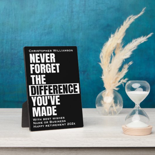 除・売却活忘れ字の引用文 フォトプラーク (側面)