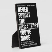 除・売却活忘れ字の引用文 フォトプラーク (側面)