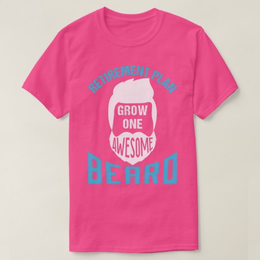 除・売却計画ひげ1つ素晴らしの成長1 Tシャツ (デザイン正面)