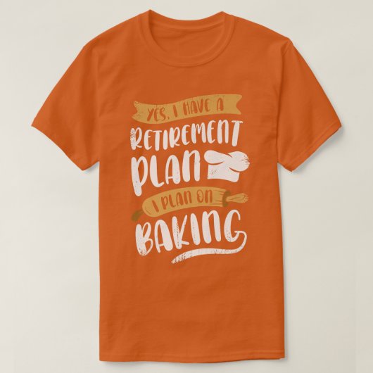 除・売却計画ベーキング Tシャツ (デザイン正面)