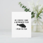 除・売却計画魚釣り ポストカード (スタンド正面)