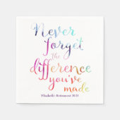 除・売却評価引用文 スタンダードカクテルナプキン (正面)