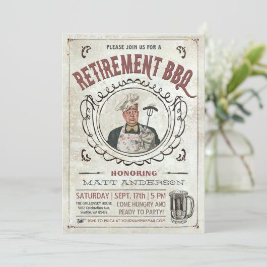 除·売却BBQ招待状v.3 招待状 (スタンド正面)