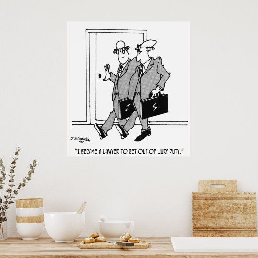 陪審員漫画5492 ポスター (キッチン)