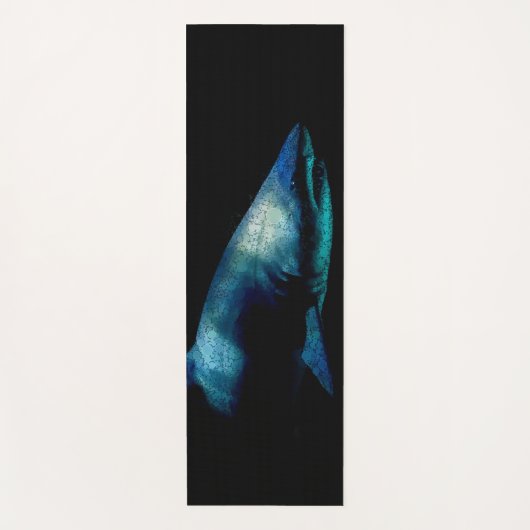 陰でサメを見る ヨガマット (正面)