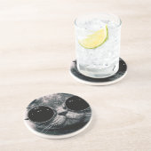 陰とのクールな猫かっこいいkat コースター (側面)