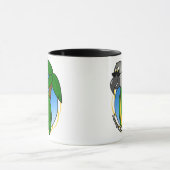 陰のセネガルのオウムのマグ マグカップ (中央)