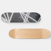 陰刻極端の落書き スケートボード (横)