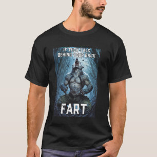 陰口を叩かれたらおならをしろ Alpha Wolf Meme Tシャツ