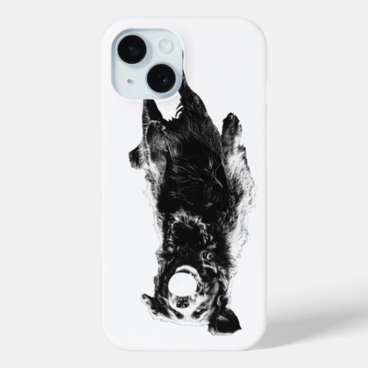 陰影のあるプレイフォーカス Case-Mate iPhoneケース (裏面)