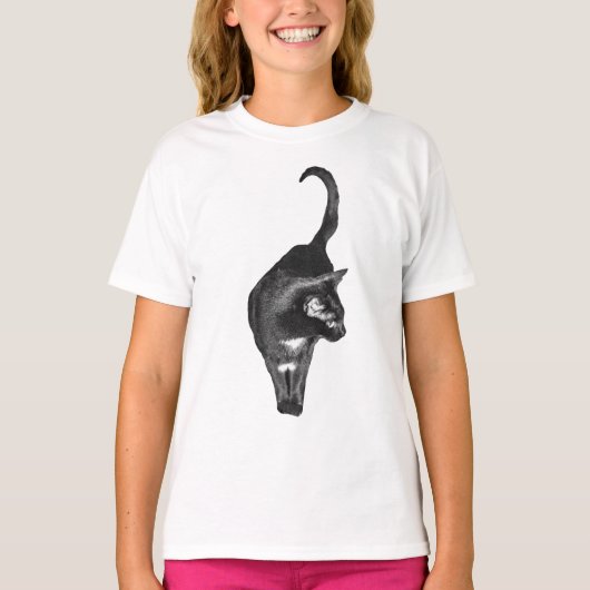 陰影のキャットウォーク Tシャツ (正面)