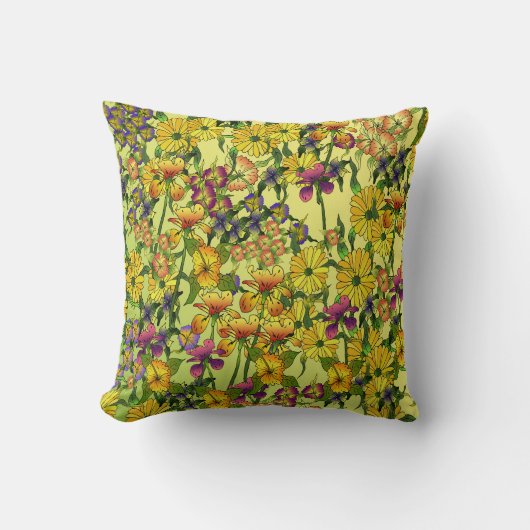 陰影のパレードの花 クッション (正面)