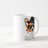 陰影の中のインコルグニートステルシーCorgi コーヒーマグカップ (正面右)