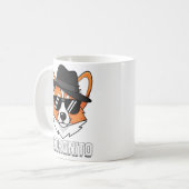 陰影の中のインコルグニートステルシーCorgi コーヒーマグカップ (正面左)