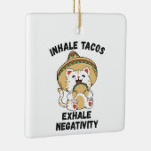 陰性を吐き出す陰性を吸い込む セラミックオーナメント (右)