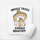 陰性を吐き出す陰性を吸い込む マウスパッド (マウス)