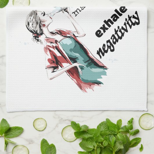 陰性を吐き出す キッチンタオル (折り畳み)