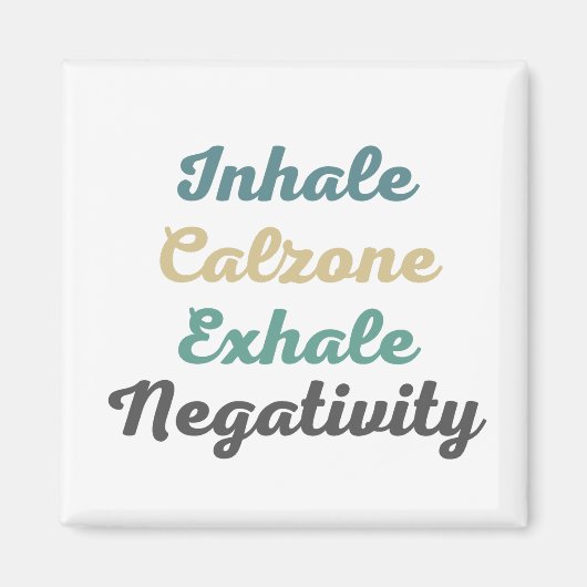 陰性磁石を吐き出すカルゾーンを吸入 マグネット (正面)