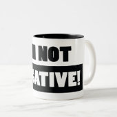 陰性(白い) ツートーンマグカップ (正面右)