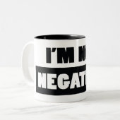 陰性(白い) ツートーンマグカップ (正面左)