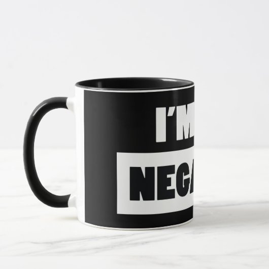 陰性(黒) マグカップ (左)