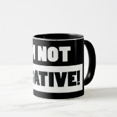 陰性(黒) マグカップ (正面右)