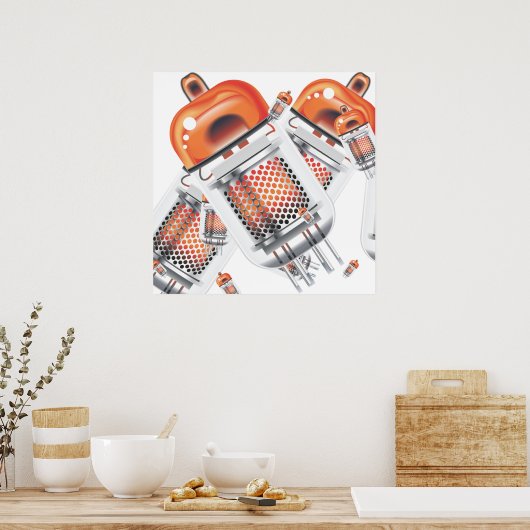 陰極線管 ポスター (キッチン)