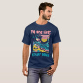 陰気なビーチは嫌われる トロピカルサマーバケーション Tシャツ (正面フル)