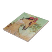 陰気な女性 タイル (側面)