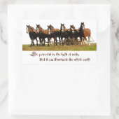 陰茎目 長方形シール (バッグ)