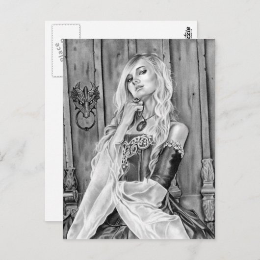 陰謀の女性はがき ポストカード (正面/裏面)