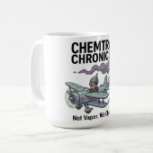 陰謀を暴け: ケムトレイル年代記 コーヒーマグカップ (正面左)